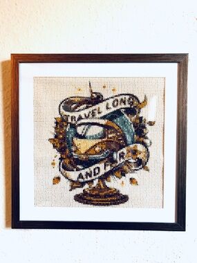 Vintage VW Van Diamond Art | 13x13" Frame | Unique Homemade Gift | Wall Art